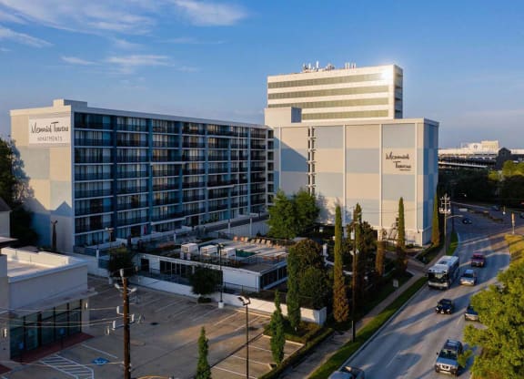 Aerial View Of The Property at Memorial Towers Apartments, The Barvin Group, Texas, 77007