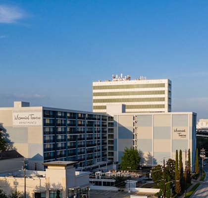 Aerial View Of The Property at Memorial Towers Apartments, The Barvin Group, Texas, 77007