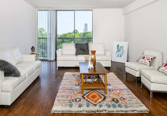 Modern Living Room at Memorial Towers Apartments, The Barvin Group, Houston, Texas, 77007
